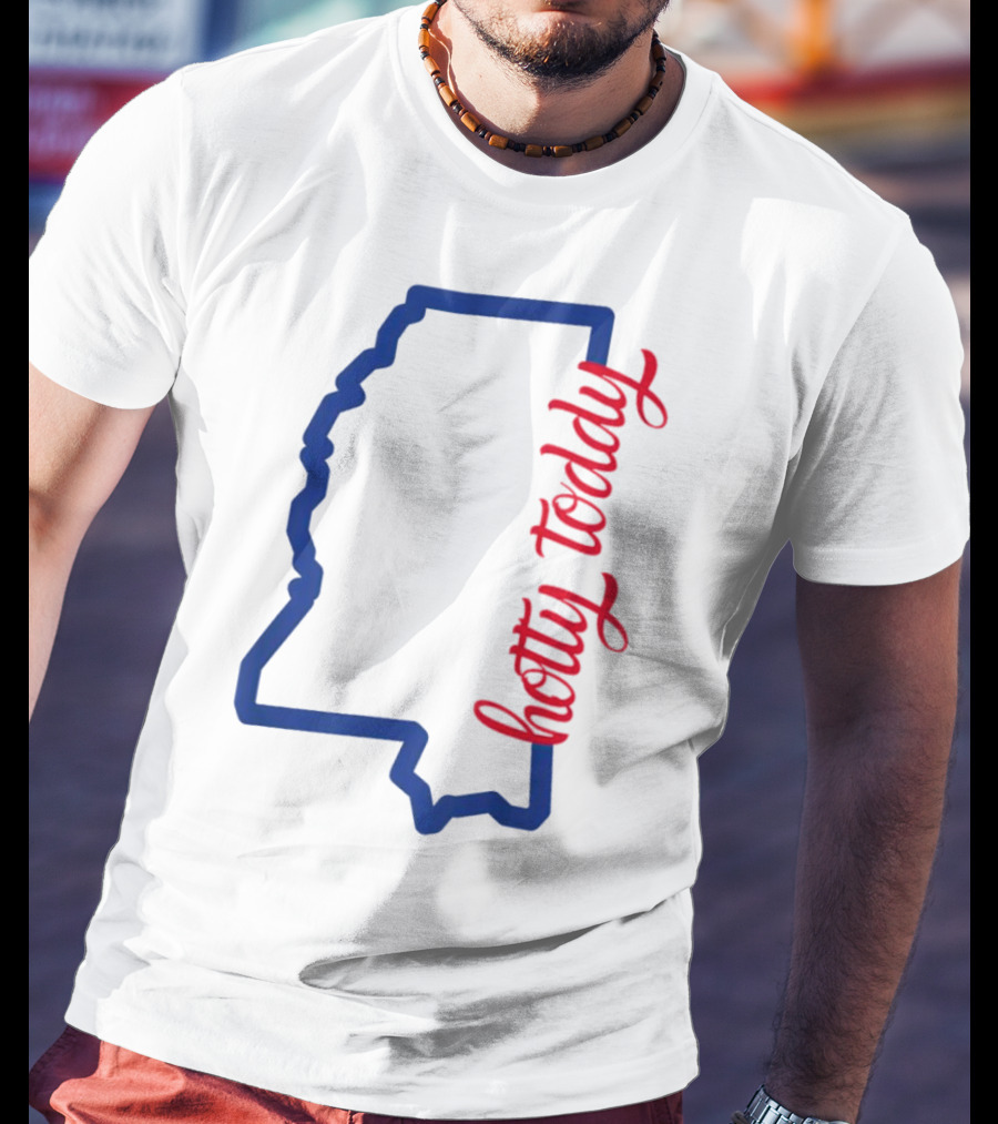 Mississippi Map Hotty Toddy T-Shirt