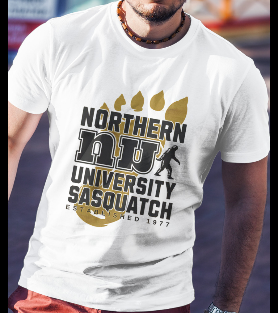 Northern University Sasquatch NU Established 1977 T-Shirt