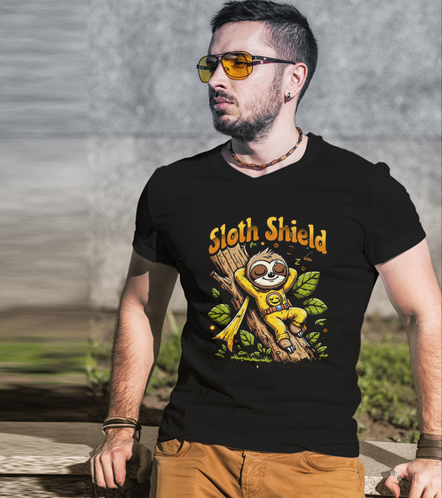 Sloth Shield Protector Of The Trees T-Shirt