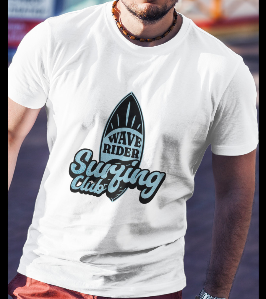 Wave Rider Surfing Club Surfboard T-Shirt