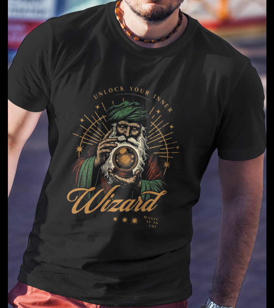 Unlock Your Inner Wizard Magic Is In You Vintage Mystic T-Shirt