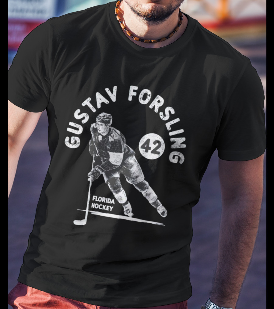 Gustav Forsling 42 Florida Hockey T-Shirt