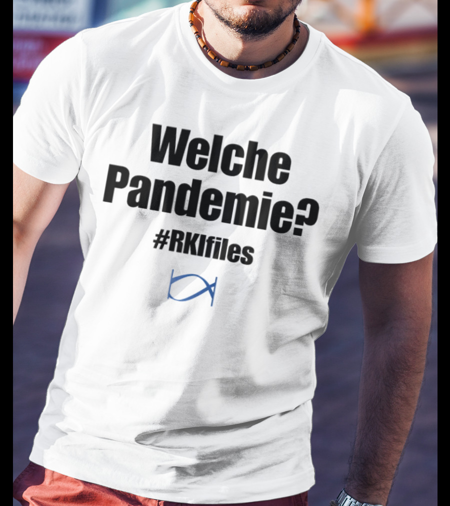 Welche Pandemie RKI Files Christian Fish T-Shirt