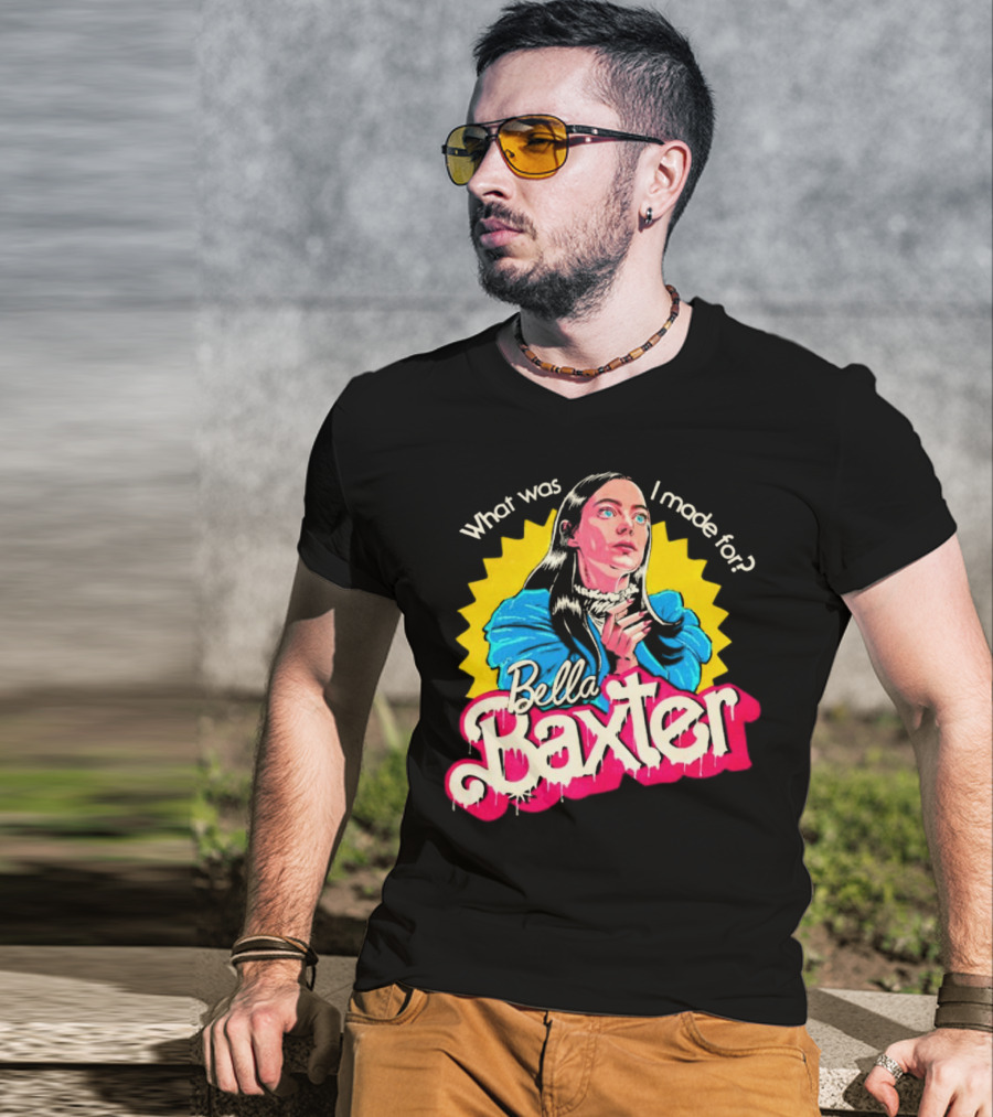 What Was I Made For Bella Baxter Retro Comic T-Shirt