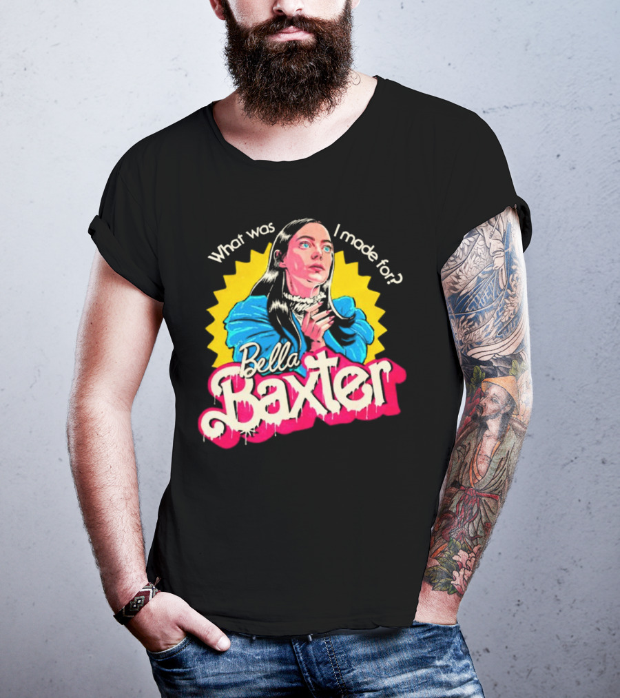 What Was I Made For Bella Baxter Retro Comic T-Shirt