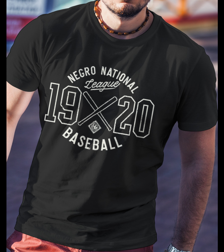Negro National League Baseball 1920 Vintage T-Shirt