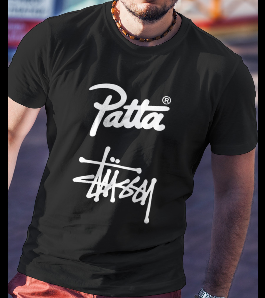 Patta Stüssy Collaboration Logo T-Shirt