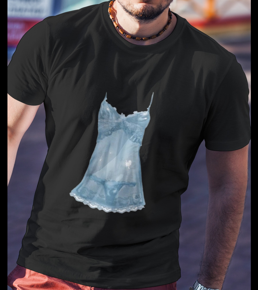 Sabrina Carpenter Blue Lingerie Nightwear T-Shirt