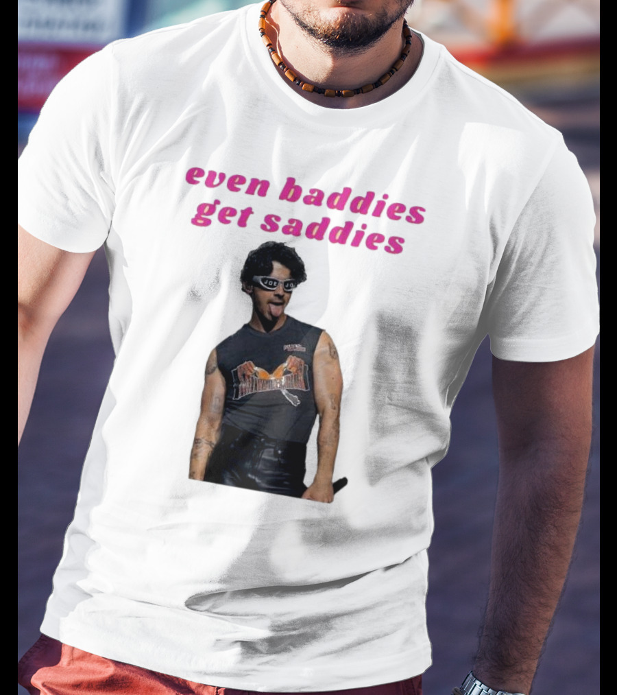 Joe Jonas Even Baddies Get Saddies Rocker T-Shirt