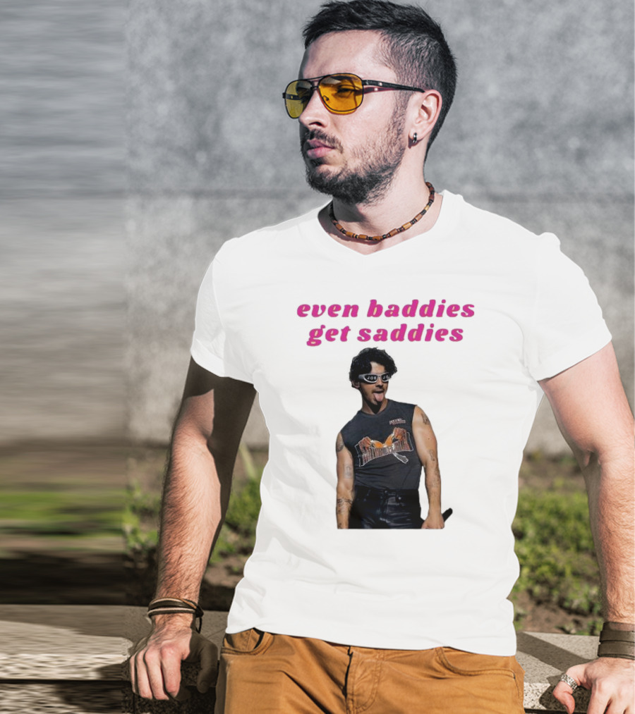 Joe Jonas Even Baddies Get Saddies Rocker T-Shirt