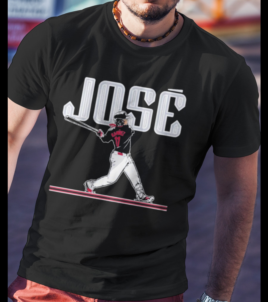 José Baseball Ramirez Slugger Swing T-Shirt