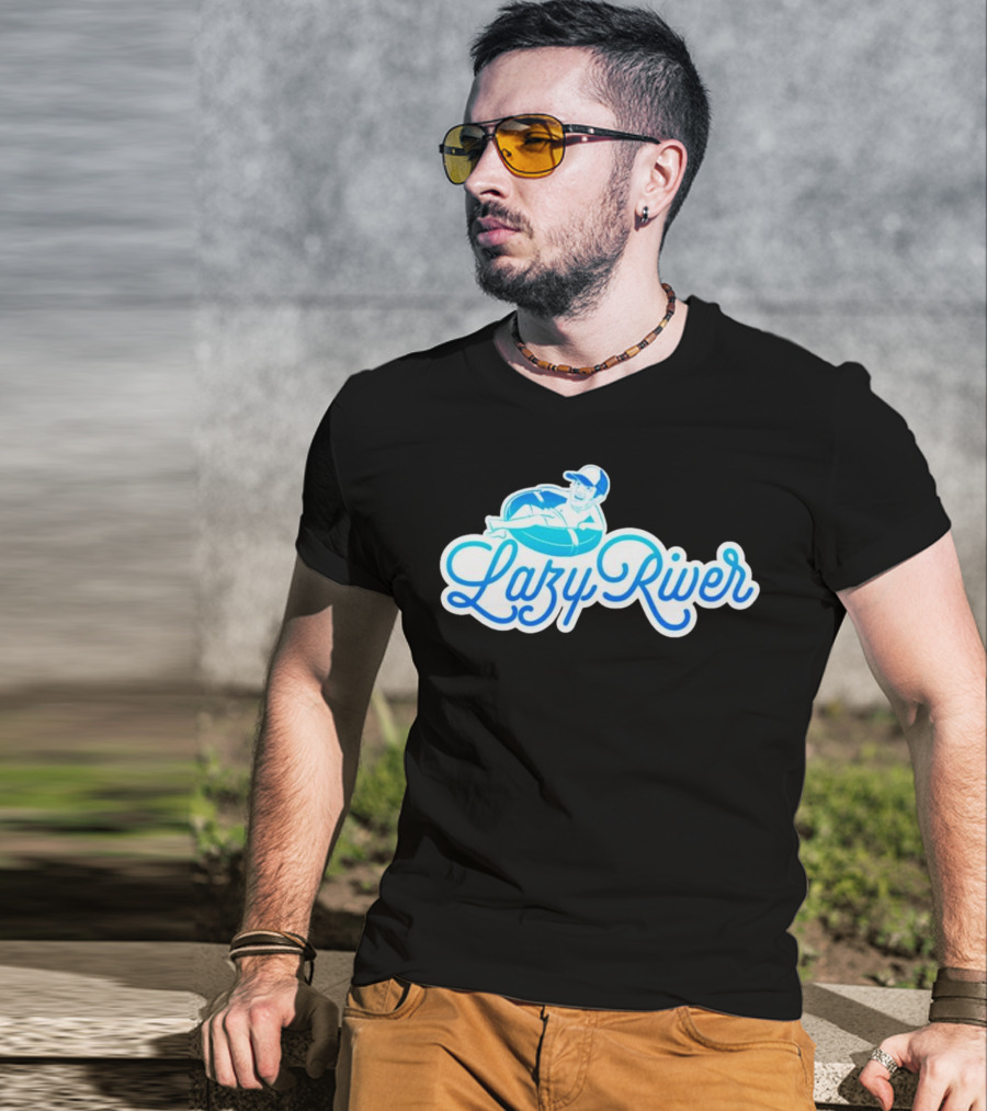 Lazy River Float Chill Relaxation Cartoon T-Shirt