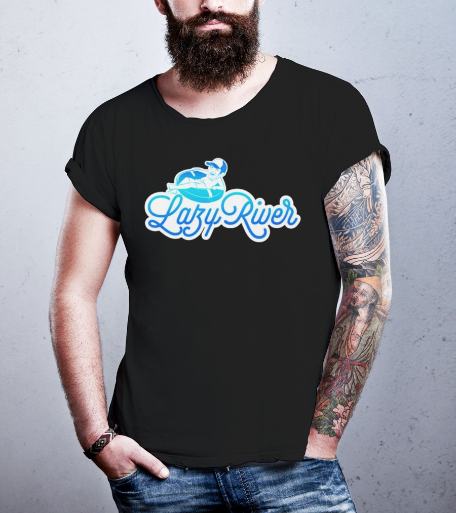 Lazy River Float Chill Relaxation Cartoon T-Shirt