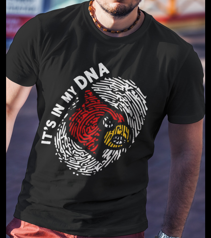 Louisville Cardinals It’s In My DNA Fingerprint T-Shirt