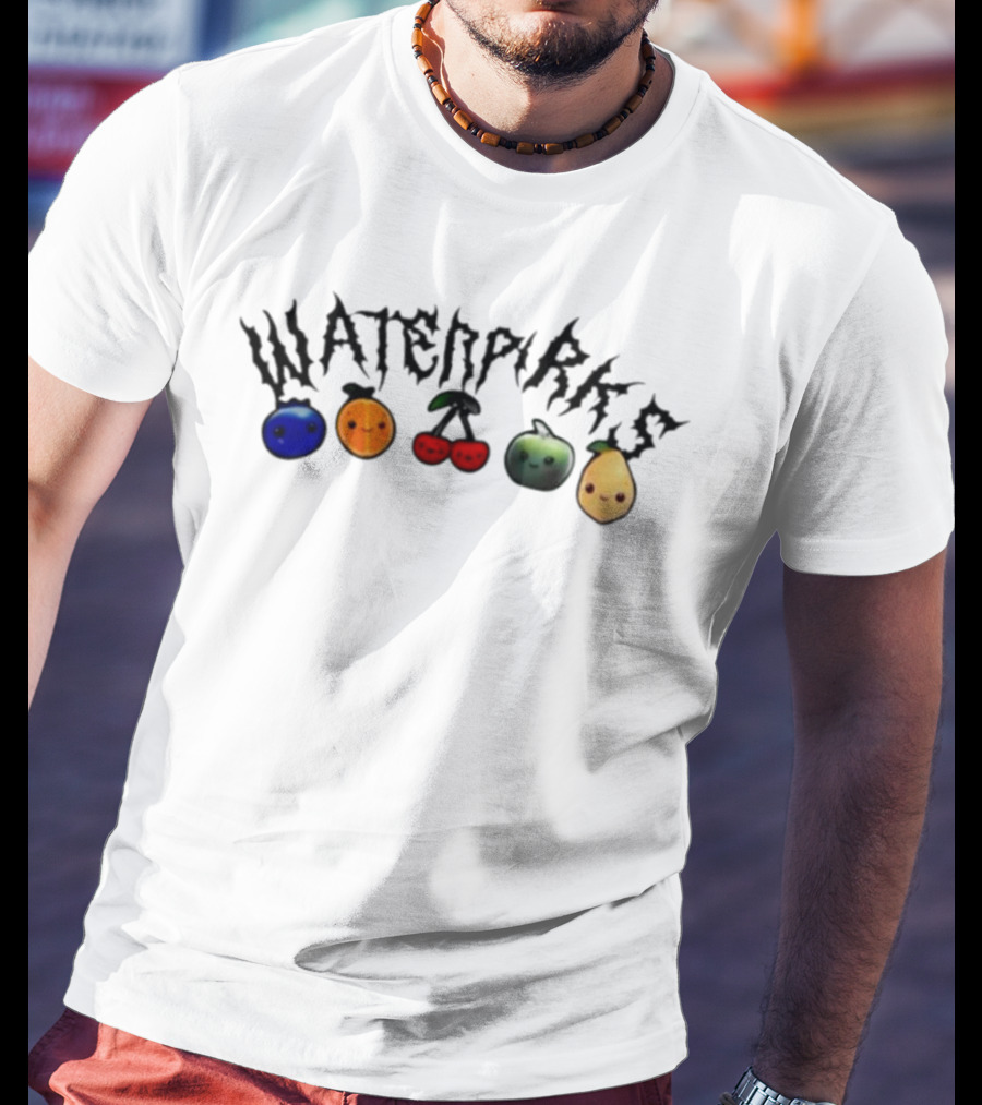 Waterparks Fruit Band Metal Style Cute Icons T-Shirt