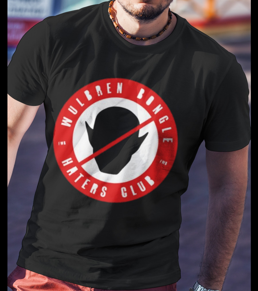 Wulbren Bongle Haters Club Red Circle T-Shirt