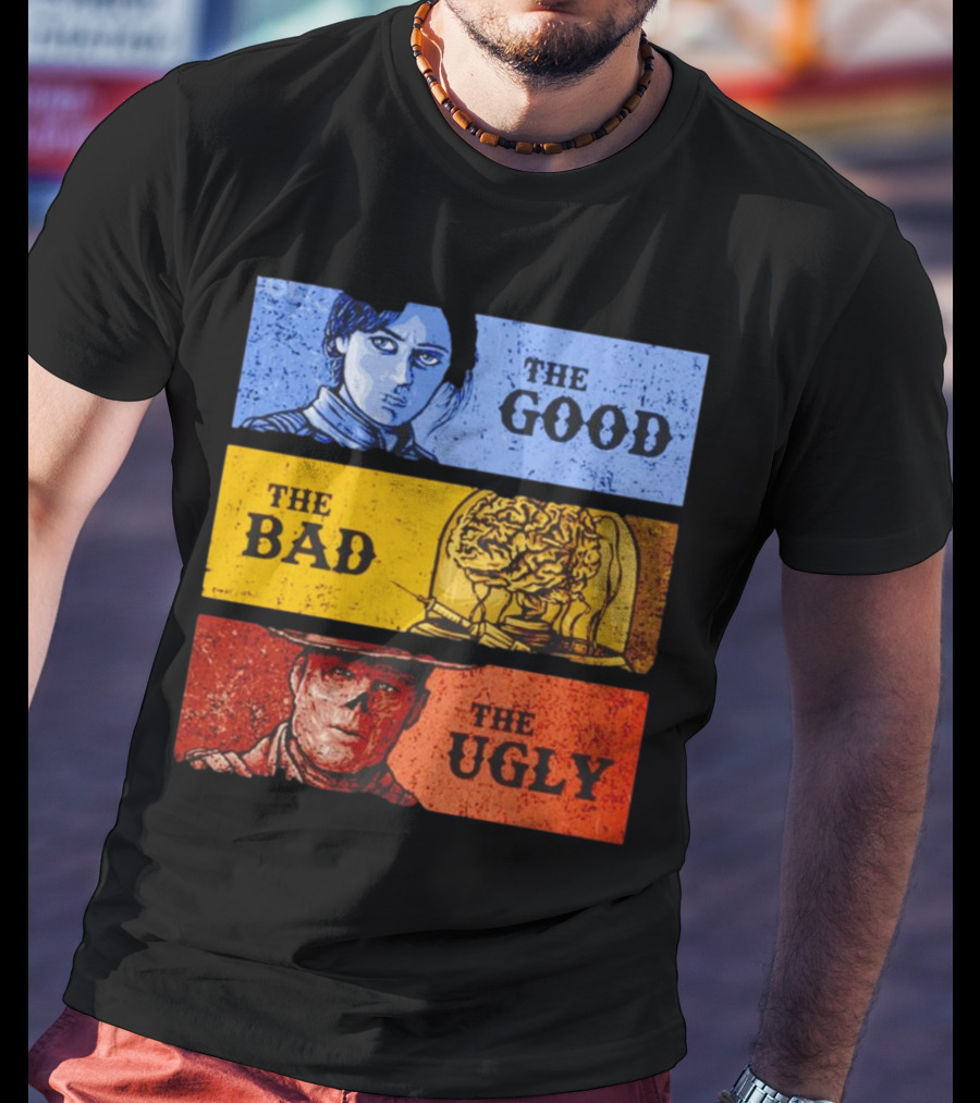 Fallout The Good The Bad The Ugly Character Carousel T-Shirt