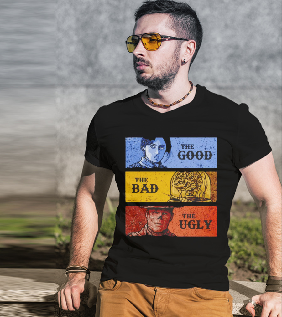 Fallout The Good The Bad The Ugly Character Carousel T-Shirt