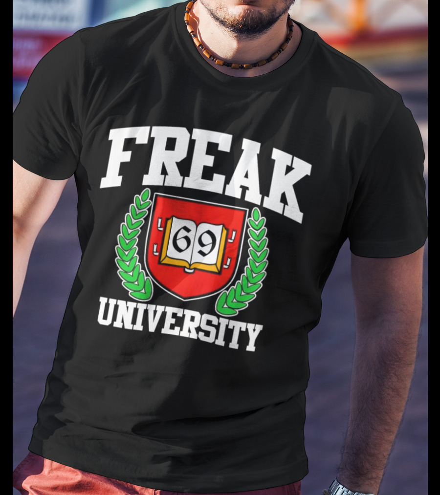 Freak University 69 Crest Emblem T-Shirt