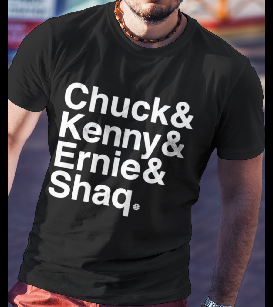 Chuck And Kenny And Ernie And Shaq NBA Legends Panel Names T-Shirt