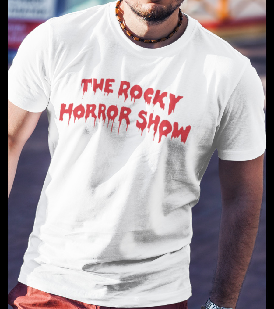 The Rocky Horror Show Dripping Red Horror Font T-Shirt