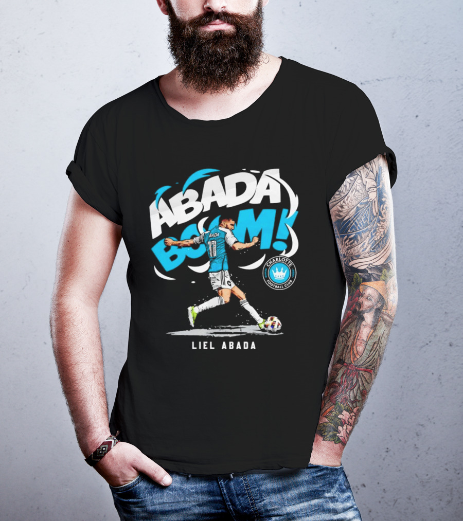 Liel Abada Charlotte Football Club Abada Boom Soccer Action T-Shirt
