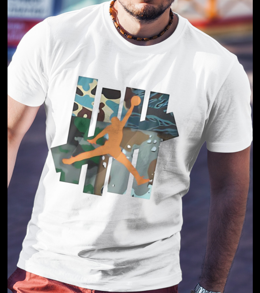 Luka Doncic Jordan X Undefeated Camo Jumpman Be More Prepared Than Anyone Else T-Shirt