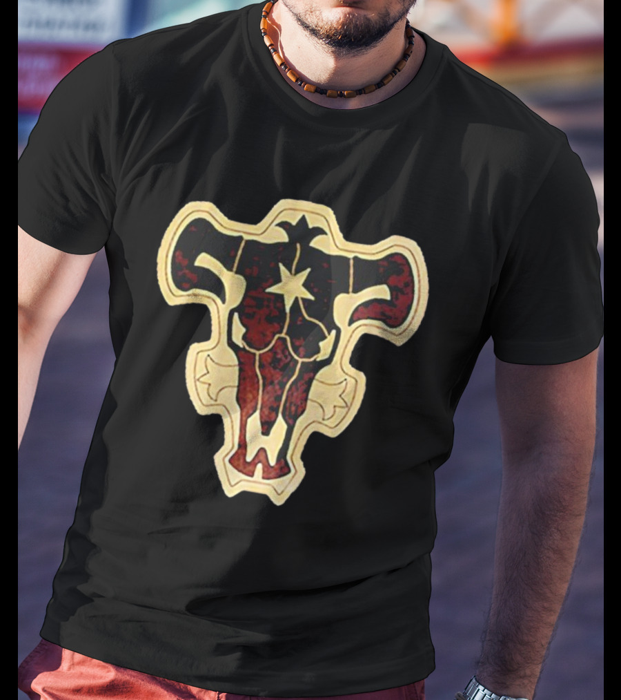 Zora Ideale Black Bull Symbol Black Clover Series T-Shirt