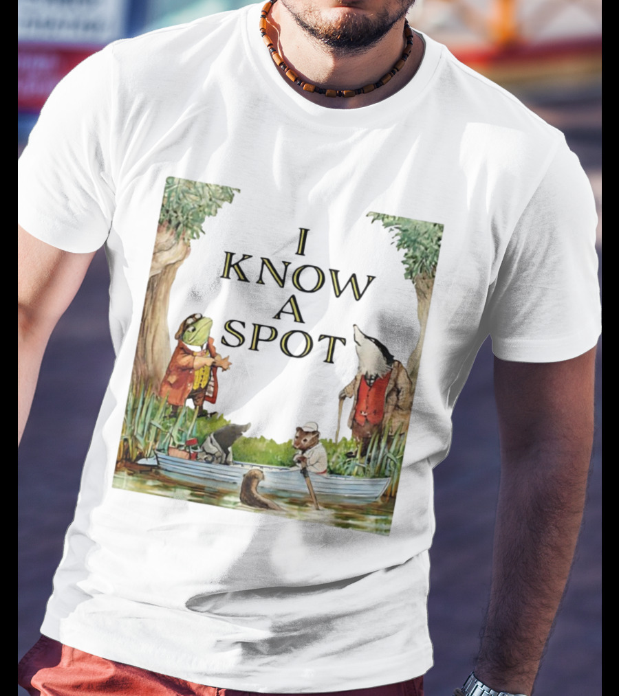 I Know A Spot Animals By The River With Friends T-Shirt