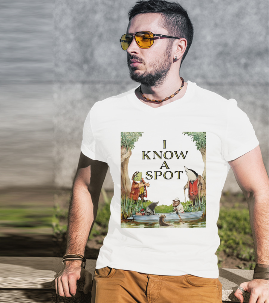 I Know A Spot Animals By The River With Friends T-Shirt