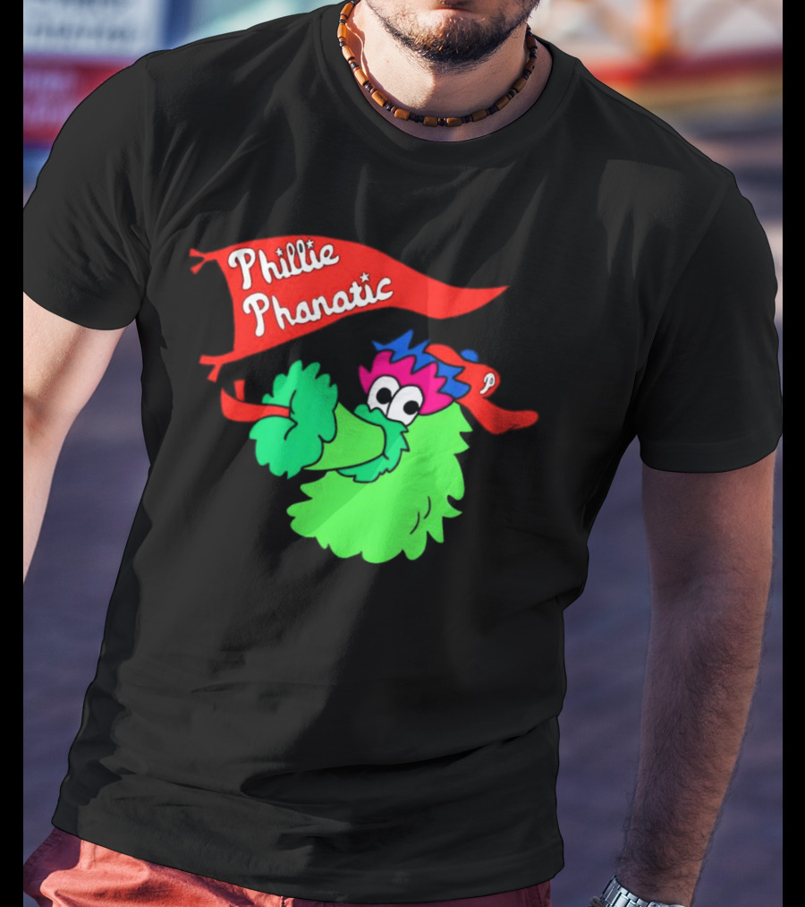 Phillie Phanatic Philadelphia Phillies Mascot Banner T-Shirt