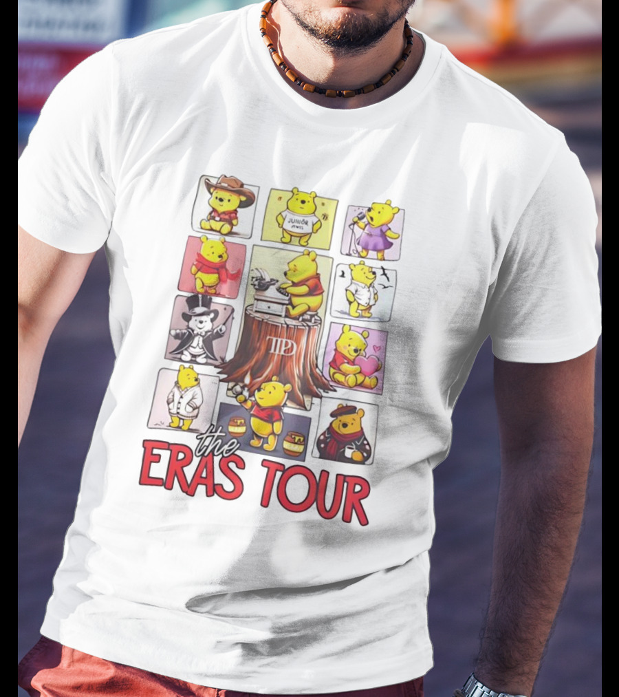 Winnie The Pooh In Diverse Costumes The Eras Tour T-Shirt