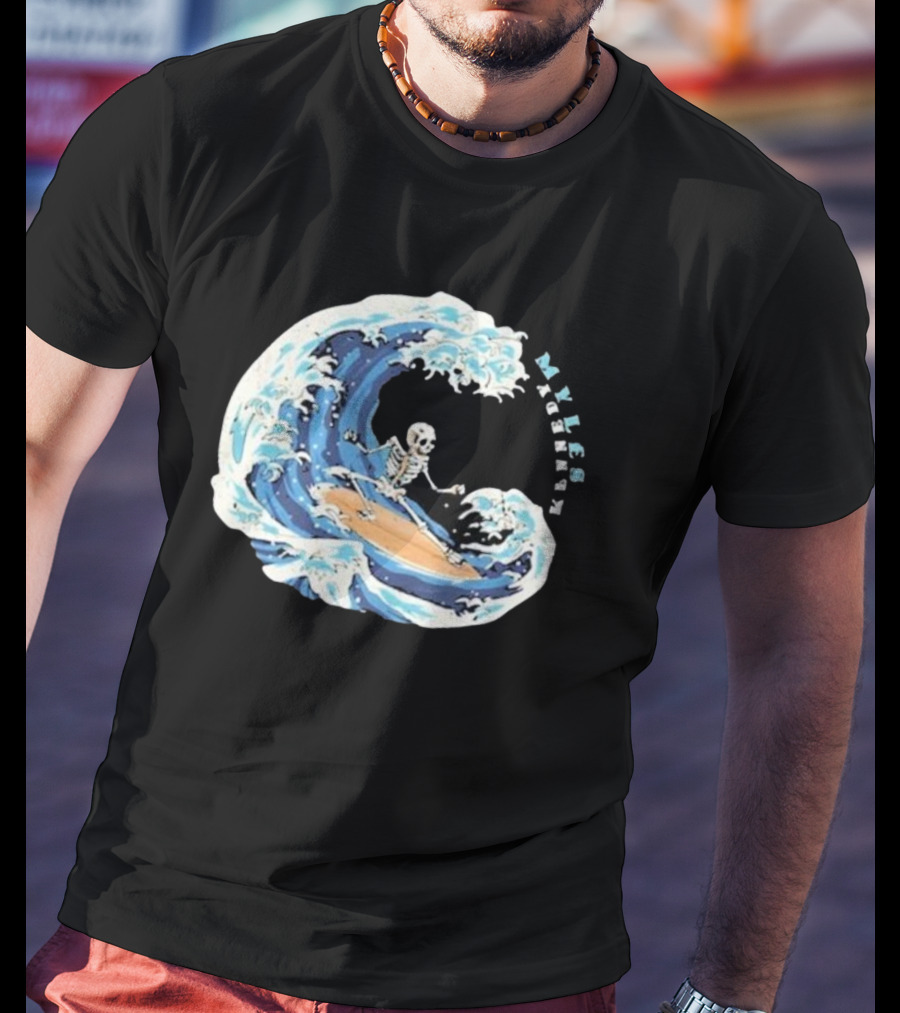 Myles Kennedy Skeleton Surf Wake T-Shirt
