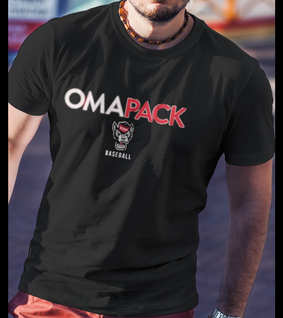 Omapack NC State Baseball Wolfpack T-Shirt