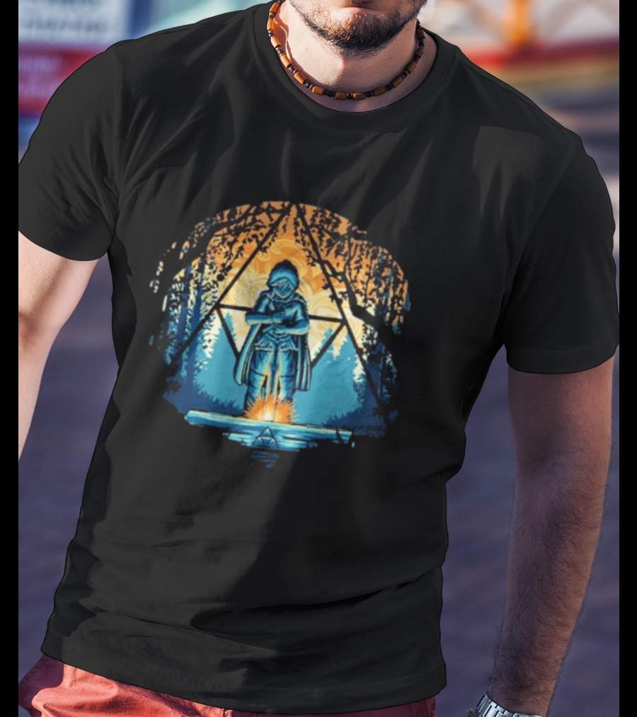 Zelda Triforce Sword Forest Twilight Adventure T-Shirt