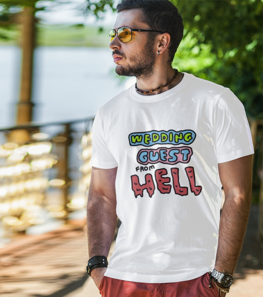 Wedding Guest From Hell Blocky T-Shirt