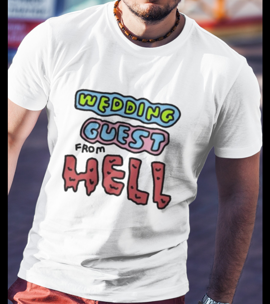 Wedding Guest From Hell Blocky T-Shirt