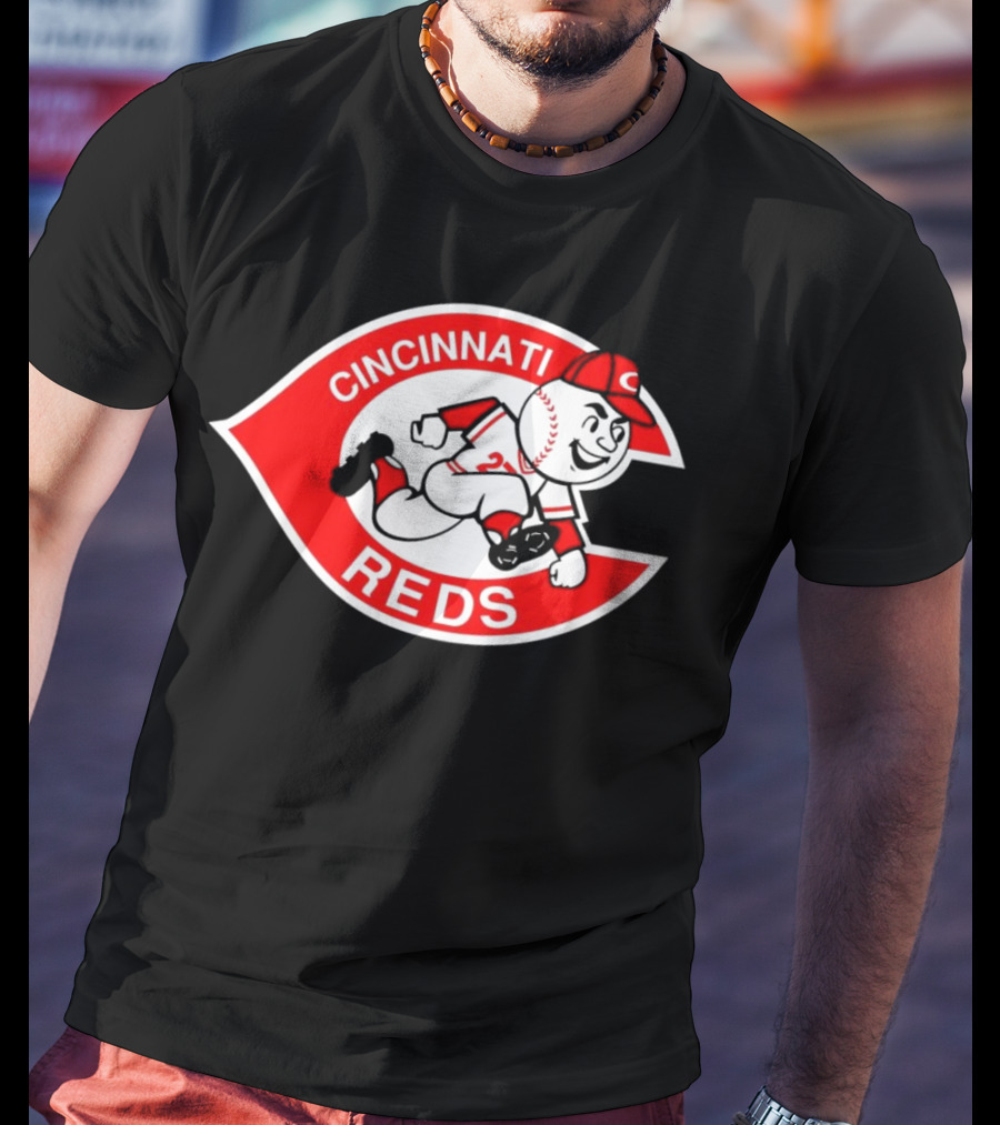 Cincinnati Reds Mascot MLB Baseball T-Shirt
