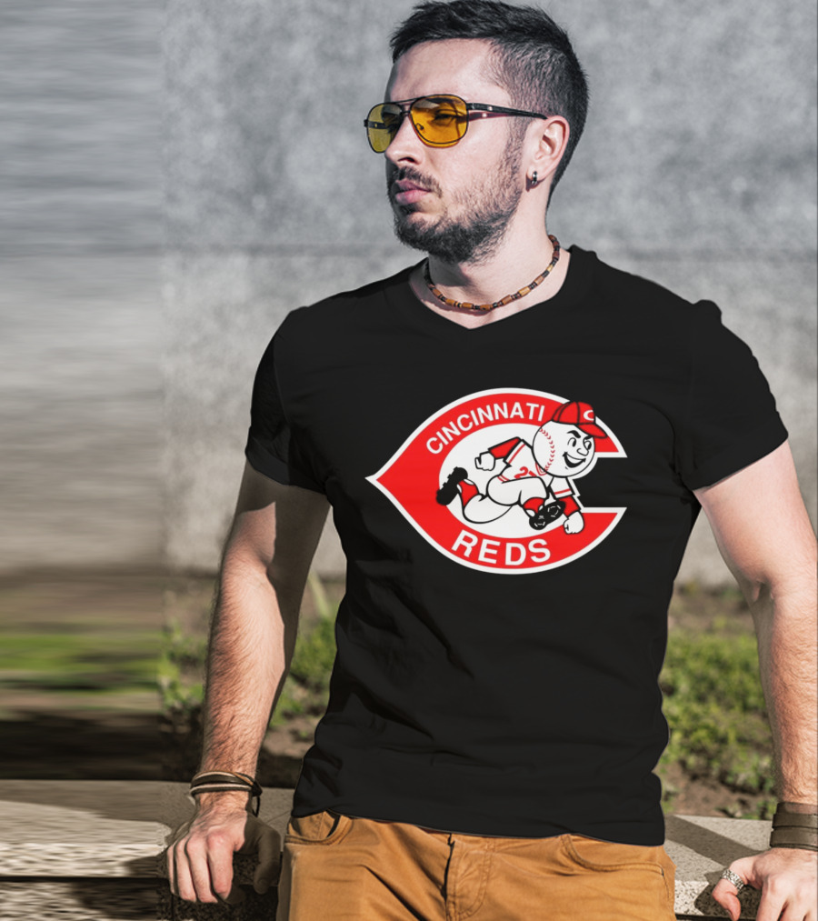 Cincinnati Reds Mascot MLB Baseball T-Shirt