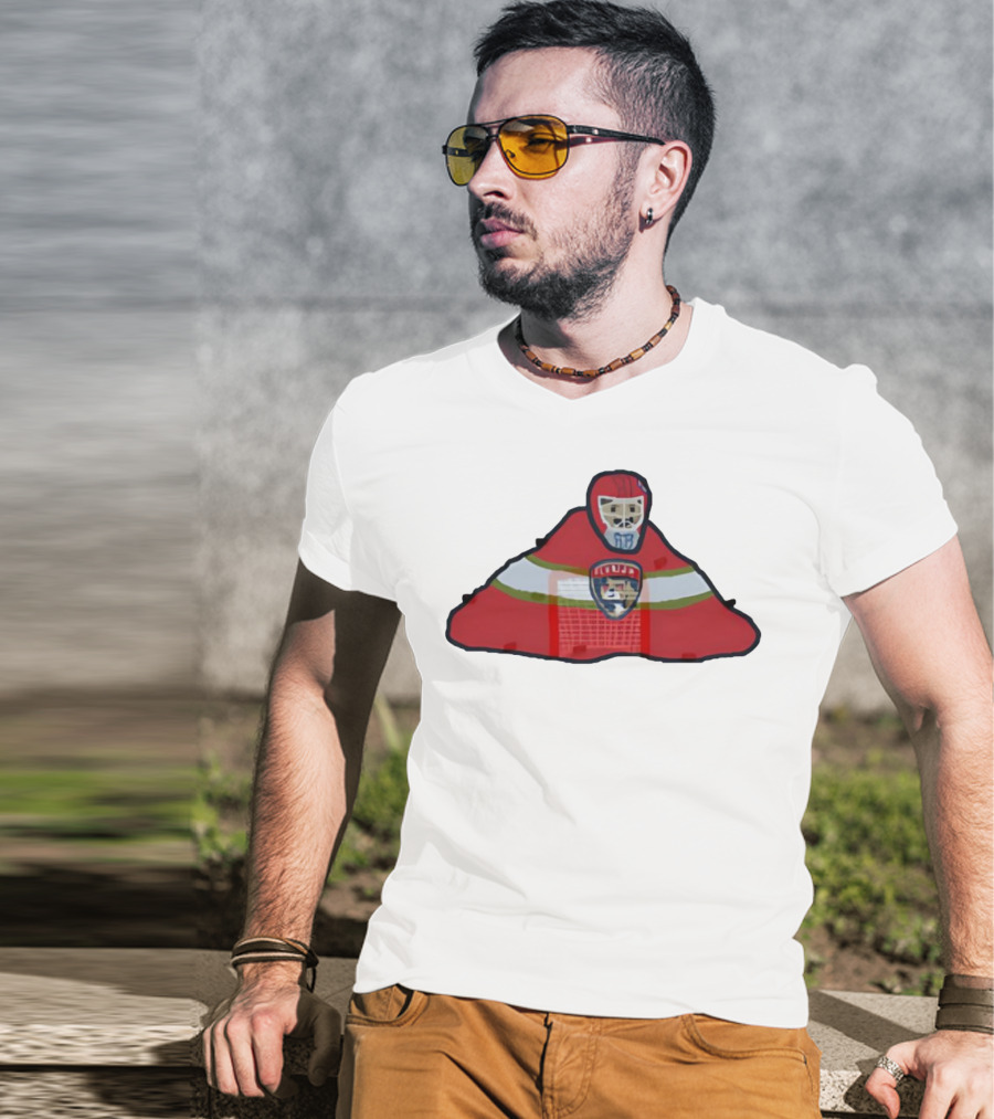 Florida Panthers Sergei Blob-Rovsky Hockey Goalie Net T-Shirt