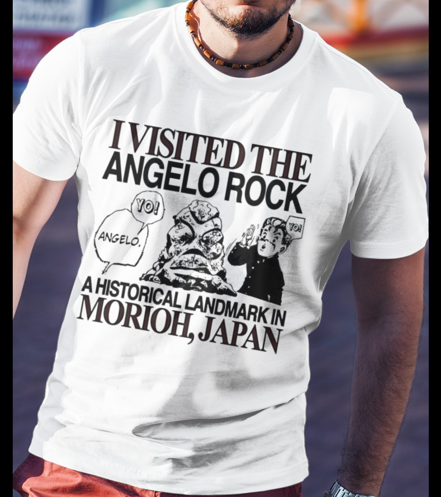I Visited The Angelo Rock Yo Angelo Historical Landmark In Morioh Japan T-Shirt