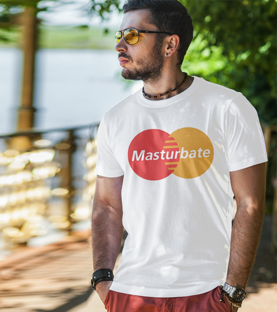 Masturbate Mastercard T-Shirt