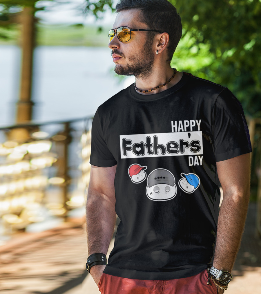 Happy Father’s Day Metokur Inspired Emoji Trio T-Shirt