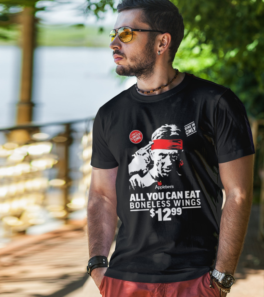 Applebee's All You Can Eat Boneless Wings Dine In Only For A Limited Time $12.99 T-Shirt