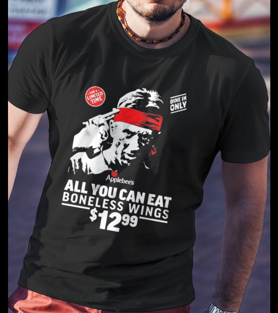 Applebee's All You Can Eat Boneless Wings Dine In Only For A Limited Time $12.99 T-Shirt