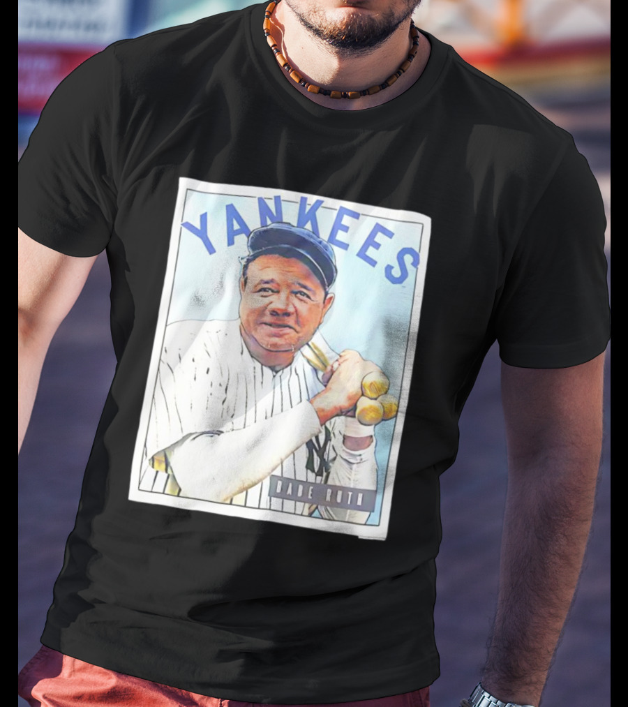 YANKEES Babe Ruth Baseball T-Shirt