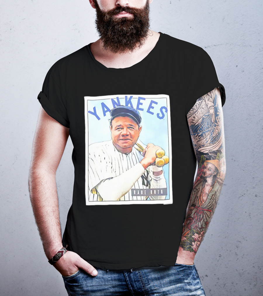 YANKEES Babe Ruth Baseball T-Shirt