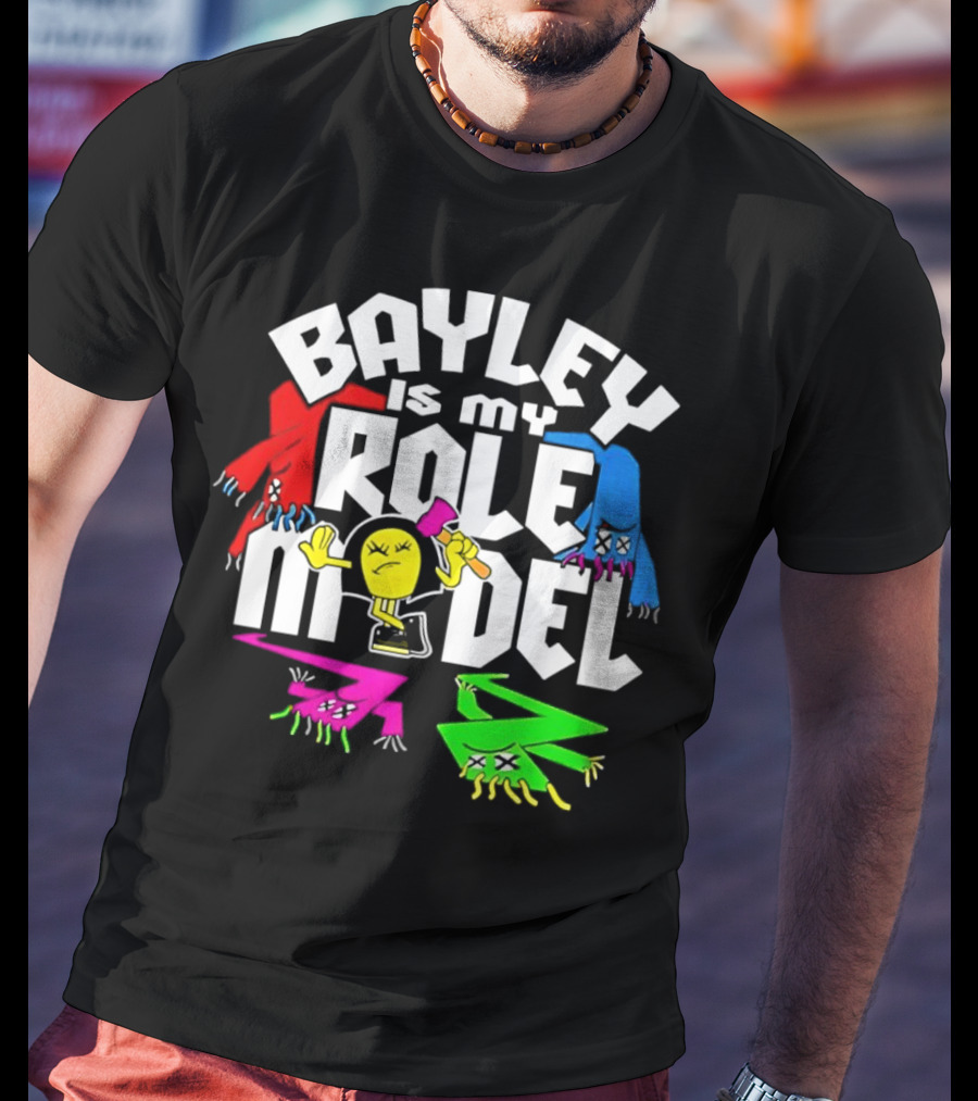 Bayley Is My Role Model Wacky Inflatable Tube Men T-Shirt