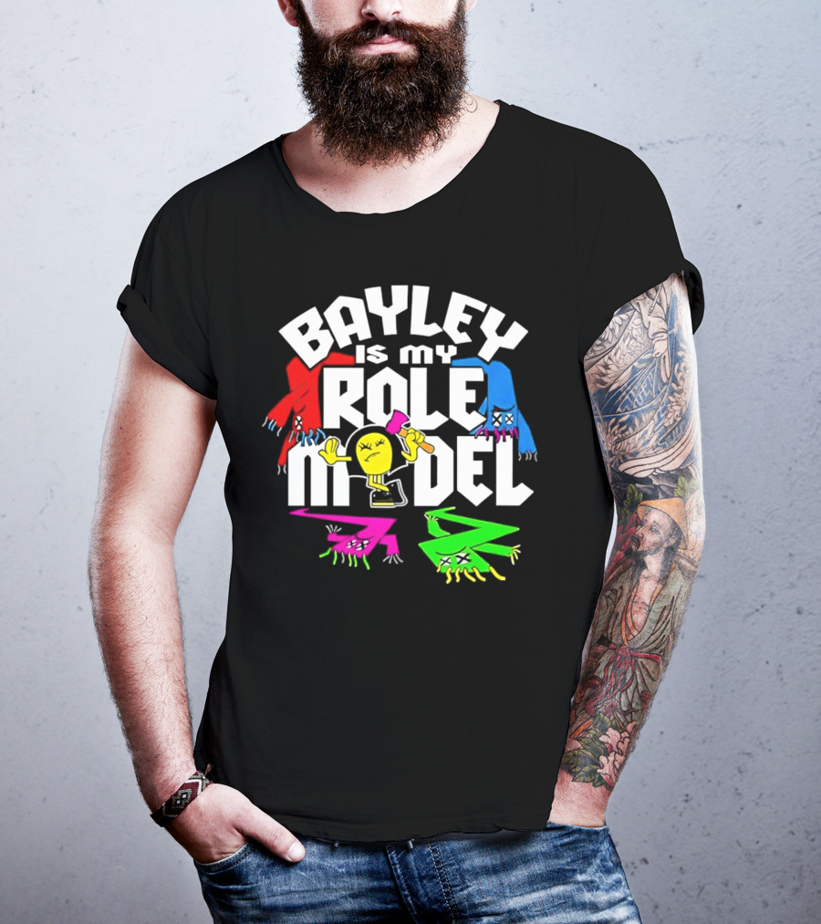 Bayley Is My Role Model Wacky Inflatable Tube Men T-Shirt