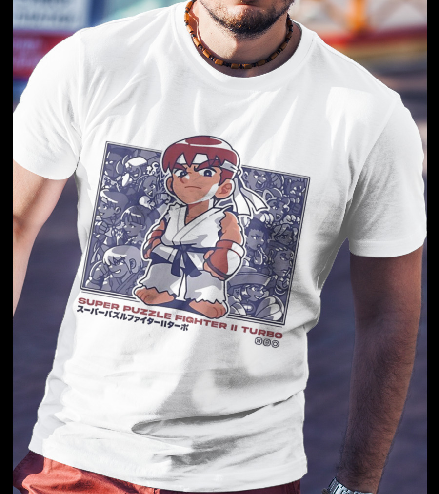Super Puzzle Fighter II Turbo Character Lineup T-Shirt